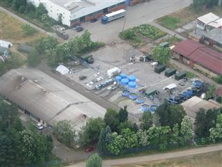 Water treatment Unit of the Federal Armed Forces during floods in Bosnia and Herzegovina