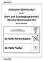 Beispiel 9: ung&uuml;ltiger Stimmzettel