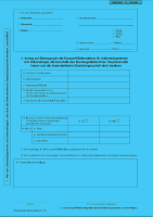 Ansicht Antragsformular