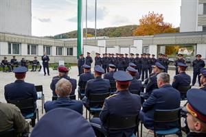 Sechs Polizistinnen und 22 Polizisten wurden am 21. Oktober 2021 in Graz angelobt.
