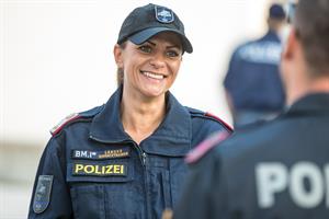 "Disziplin ist bei der Polizei sehr wichtig, aber ganz besonders beim Einsatztraining", sagt Landeseinsatztrainerin  Margit Lusznig.