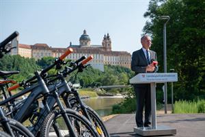 Die neuen Fahrräder seien Teil einer Mobilitätsoffensive des Innenministeriums, erklärte Innenminister Karner.