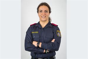 Die Polizistin und Spitzensportlerin Martina Kuenz.