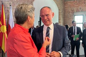 Innenminister Gerhard Karner im Gespräch mit EU-Kommissarin Ylva Johansson