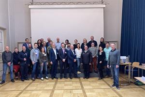 Die Teilnehmerinnen und Teilnehmer des SKKM-Moduls "rechtliche und organisatorische Grundlagen".