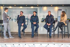 Im Rahmen der Initiative GEMEINSAM.SICHER in Österreich fanden Gesprächsrunden mit Polizisten statt.