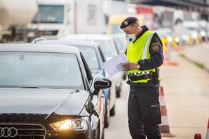 Im März 2021 wurden von Polizeibediensteten 3,4 Millionen Kontrollen an Österreichs Grenze durchgeführt.