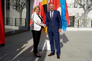 Innenminister Gerhard Karner und seine deutsche Amtskollegin Nancy Faeser.