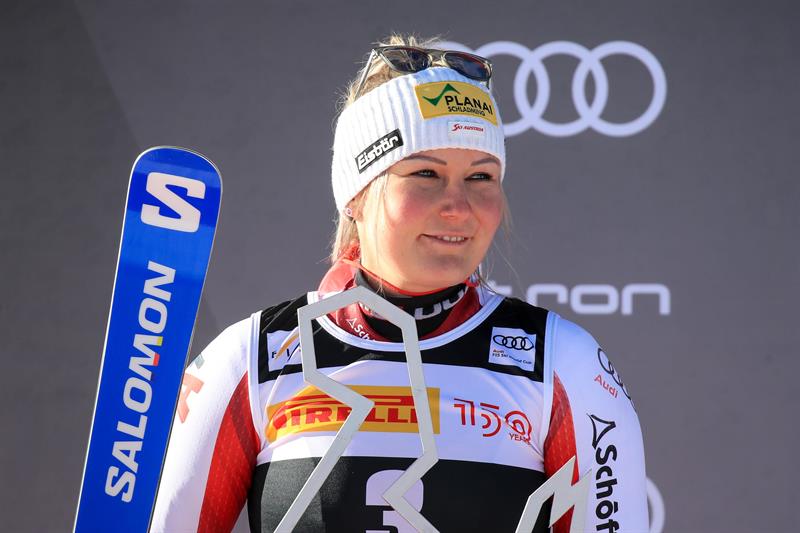 Tamara Tippler wurde Zweite im Super-G von Cortina d’Ampezzo.