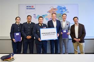 Die seit 2019 bestehende Zusammenarbeit zwischen der Bundespolizeidirektion und METRO Österreich wurde am 21. August 2025 erneuert und erweitert.