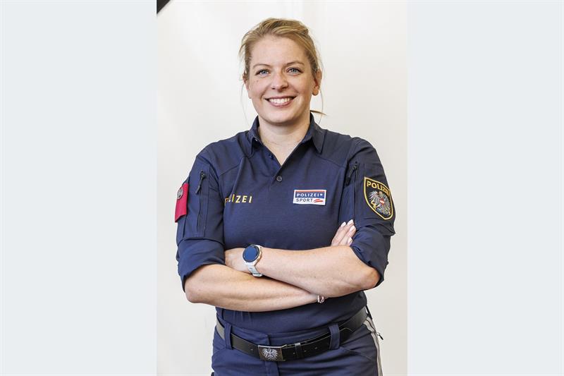 Die Polizeispitzensportlerin Katrin Beierl.
