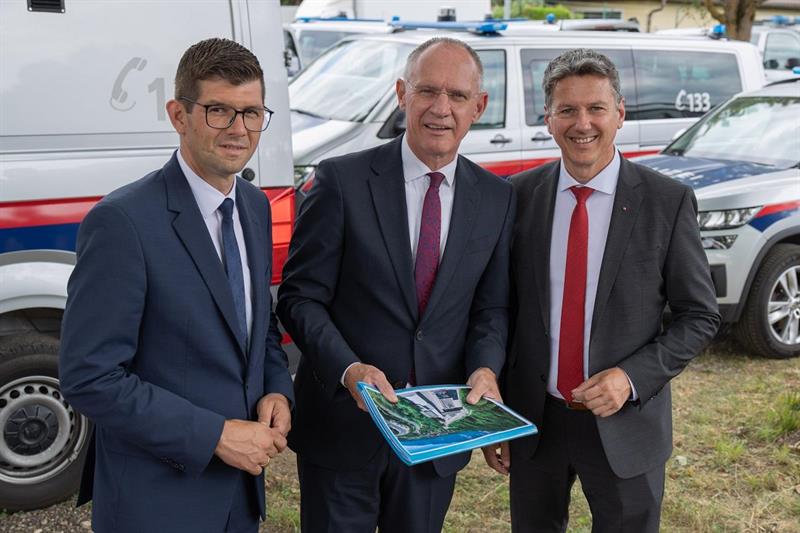 Die Kärtner Regierungsspitze und Innenminister tauschten sich zu Kärntner Sicherheitsfragen aus.