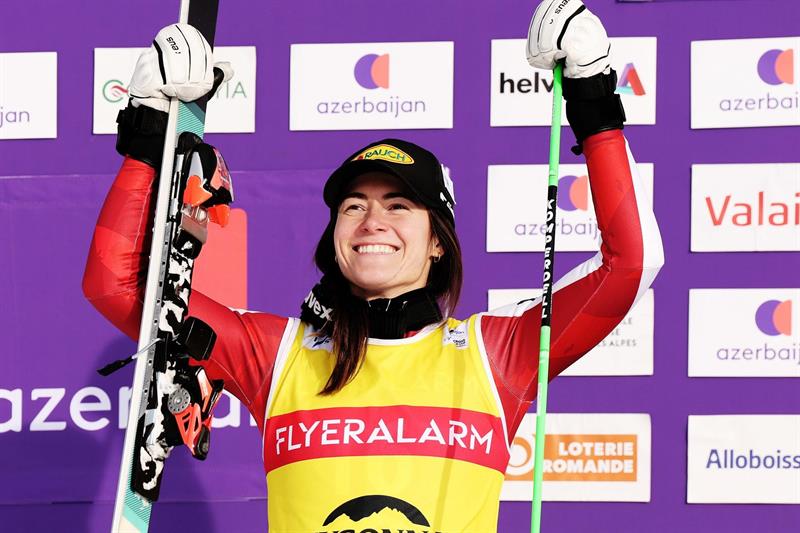 Polizeispitzensportlerin und Skicrosserin Sonja Gigler.