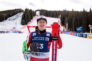Der drittplatzierte Polizeispitzensportler Raphael Haaser.