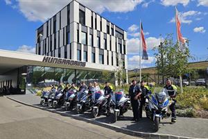 Die österreichische Polizei beim Formel-1-Grand-Prix am Hungaroring.