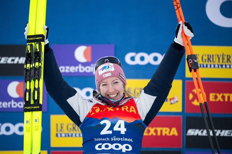 Die Polizeischülerin und Spitzensportlerin Teresa Stadlober.