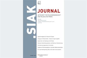 Das aktuelle Cover des SIAK-Journals.
