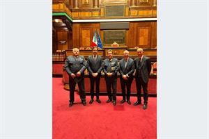 Hochrangiges Treffen im Palazzo Madama, dem Sitz des italienischen Senats.