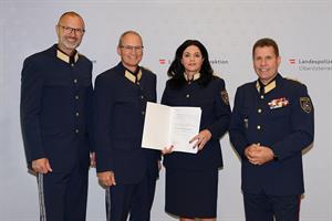 Andreas Pilsl, Günther Humer, Karoline Stumptner und Michael Takacs.