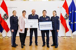 Stefanie Jäger, Petra Warisch, Franz Ruf, Michael Takács und Elisa-Maria Blümel.