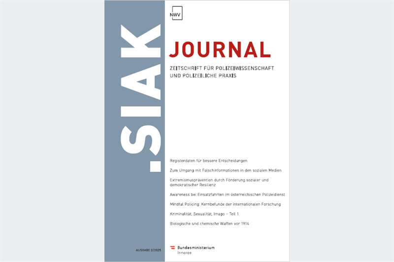 Anfang Juli erschien die zweite Ausgabe des SIAK-Journals im Jahr 2025.