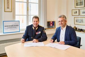 Die "Global Family" und die Bundespolizeidirektion unterzeichneten eine Kooperation, die auf eine enge Zusammenarbeit im Bereich der Sicherheitsprävention und Bewusstseinsbildung abzielt.