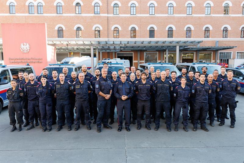 Bundespolizeidirektor Michael Takács besuchte am 13. Oktober 2026 die Bereitschaftseinheit (BE) Wien.