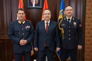 Bundespolizeidirektor Michael Takács führte in Belgrad ein Arbeitsgespräch mit dem stellvertretenden Premierminister und serbischen Innenminister Ivica Dacic sowie Polizeidirektor Dejan Vasiljevic.