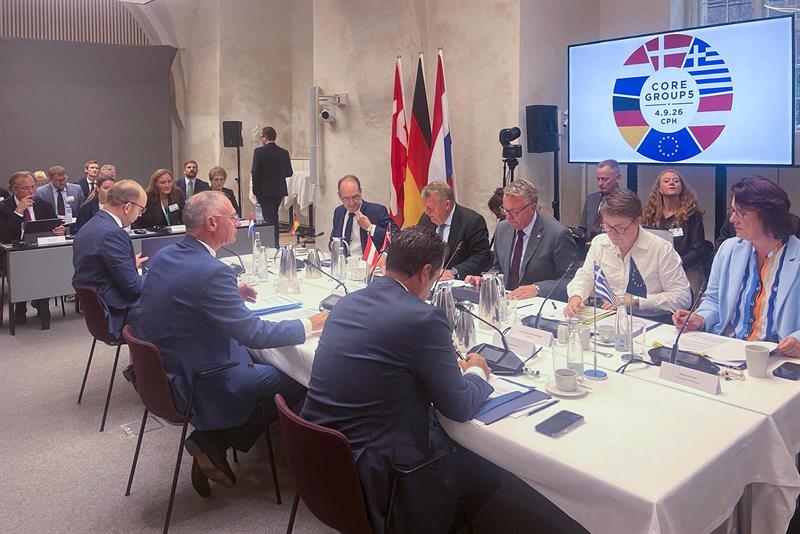 Die "Gruppe der Umsetzer" bei einer Konferenz in Kopenhagen.