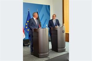 Innenminister Gerhard Karner war zu einem Arbeitsgespräch bei seinem deutschen Amtskollegen Alexander Dobrindt.