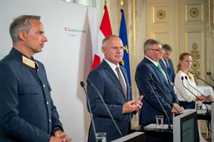 Innenminister Gerhard Karner präsentierte am 20. August 2026 die Maßnahmen gegen Jugendkriminalität.