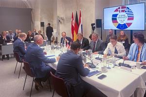 Die "Gruppe der Umsetzer" bei einer Konferenz in Kopenhagen.