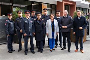Innenminister Gerhard Karner eröffnete am 27. Oktober 2026 zusammen mit zahlreichen Ehrengästen die neue Polizeiinspektion Bad Eisenkappel im Bezirk Völkermarkt.