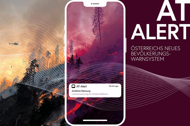 Die bundesweite AT-Alert-Testauslösung fand gleichzeitig mit der Sirenenprobe am 4. Oktober 2025 statt.