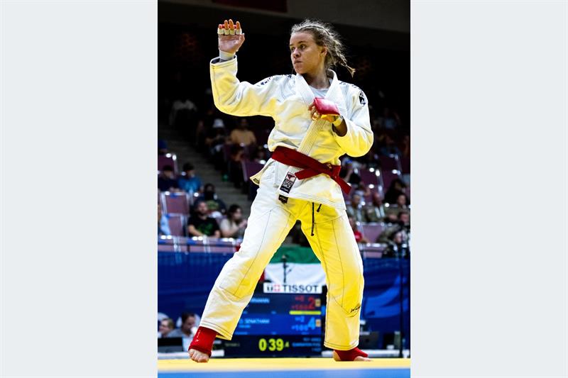 Lisa Fuhrmann wurde erneut Vize-Weltmeisterin im Jiu Jitsu.