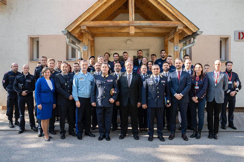 Das zehnjährige Bestehen der Trinationalen Zugstreife wurde am 16. Oktober 2025 in Budapest gefeiert.