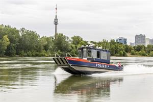 Die Boote werden künftig als Ausbildungsboote für die Wasserpolizei in ganz Österreich zum Einsatz kommen.
