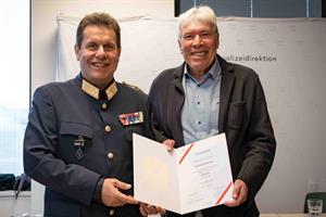Während des Polizeimusikforums wurde Herbert Klinger offiziell verabschiedet.