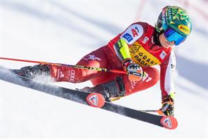 Julia Scheib feierte den ersten Platz im Riesentorlauf in Åre (Schweden).