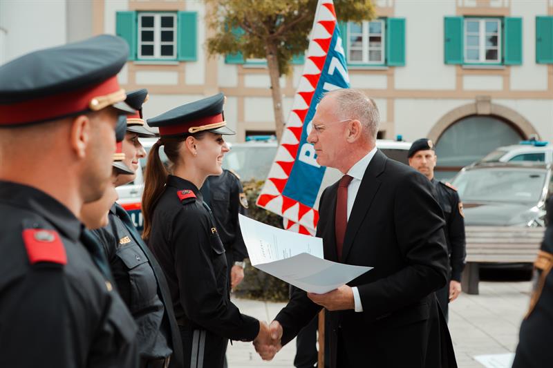 Am 9. September 2025 wurden zwei steirische Grundausbildungslehrgänge feierlich ausgemustert.