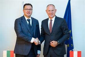 Innenminister Gerhard Karner traf am 4. Juli 2025 seinen bulgarischen Amtskollegen Daniel Mitov.