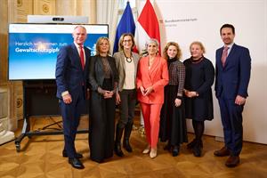 Am 2. Dezember 2025 fand der 6. Gewaltschutzgipfel unter dem Motto "Gemeinsam gegen Gewalt" im Festsaal des Innenministeriums statt.