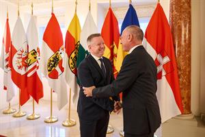 Innenminister Gerhard Karner traf am 23. Juli 2026 seinen neuen ungarischen Amtskollegen Gábor Pósfai.
