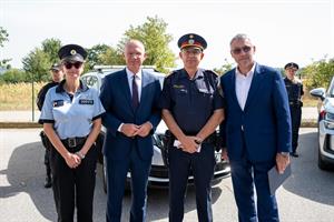 Innenminister Gerhard Karner traf seinen tschechischen Amtskollegen Lubomír Metnar am 28. August 2026 anlässlich des 20-jährigen Bestehens des PKZ Drasenhofen zu einem Arbeitsgespräch.