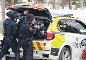 Norwegische Polizisten im Einsatztraining: Nach dem Terroranschlag 2011 wurden die Spezialeinheiten verst&auml;rkt.