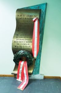 Mahnmal im 6. Stock der Landespolizeidirektion Wien.