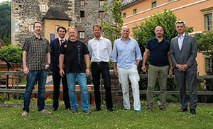 Sicherheitskonferenz &ndash; Vortragende: Dietmar Schreiner, Paul Schliefsteiner, Markus Schimpl, Michael Fleischhacker, Michael Novotny, Berndt Grabner, Martin Kreutner.