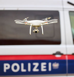 Drohnen sind f&uuml;r die Polizei in vielen Bereichen ein wichtiges Einsatzmittel.