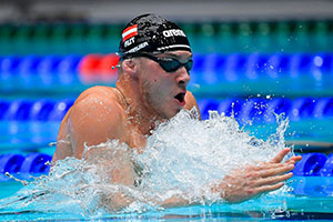 Christopher Rothbauer stellte bei einem Wettbewerb in Neapel einen neuen &ouml;sterreichischen Rekord &uuml;ber 200 m Brust auf.