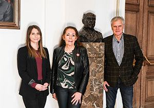 Team des Zentrums f&uuml;r interdisziplin&auml;re Kriminalwissenschaften (ZiK): Nina Kaiser, Gabriele Schm&ouml;lzer, Thomas M&uuml;hlbacher.